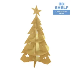 Large Collapsible 3D Christmas Tree with Shelves - Select Your Size!