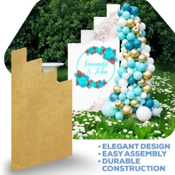 Large Collapsible Trapezoid Chiara Wall Panel - Select Your Size!
