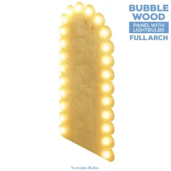 Large Full Arch Bubble Collapsing Chiara Wall Panel W/ Bulbs - Select Your Size!