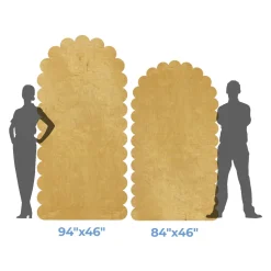 Large Full Arch Bubble Collapsing Chiara Wall Panel - Select Your Size!