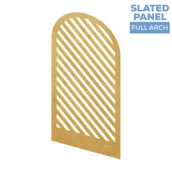 Large Full Arch Slatted Chiara Wall Panel - Select Your Size!