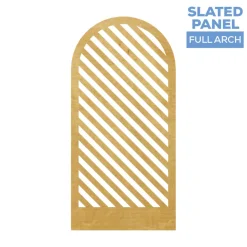 Large Full Arch Slatted Chiara Wall Panel - Select Your Size!