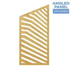 Large Left Leaning Angled Slatted Chiara Wall Panel - Select Your Size!