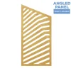 Large Right Leaning Angled Slatted Chiara Wall Panel - Select Your Size!