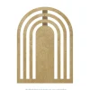 Large Tiered Rainbow Arch Chiara Wall Panel - Solid Middle - Select Your Size!