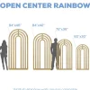 Large Tiered Rainbow Arch Chiara Wall Panel - Open Middle - Select Your Size!