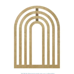 Large Tiered Rainbow Arch Chiara Wall Panel - Open Middle - Select Your Size!