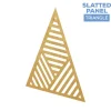 Large Triangle Slatted Chiara Wall Panel - Select Your Size!