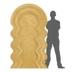 Large Wave Crest Chiara Wall Panel - 84