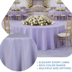 Lavender La Petite France Jacquard Tablecloth - Multiple Size Options