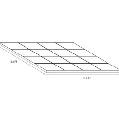 LED 3D Dance Floor w/ Magnetic Connection - 10ft x 10ft
