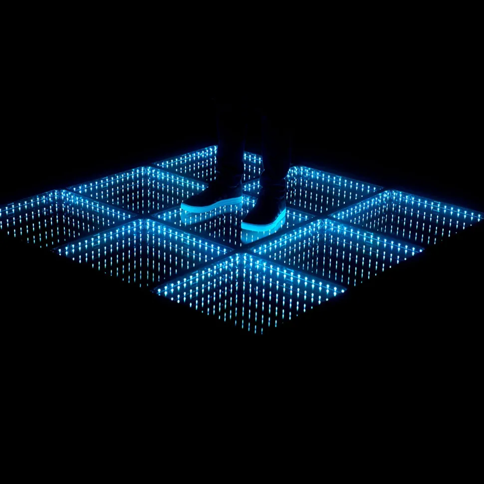 LED 3D Dance Floor w/ Magnetic Connection - 20ft x 20ft