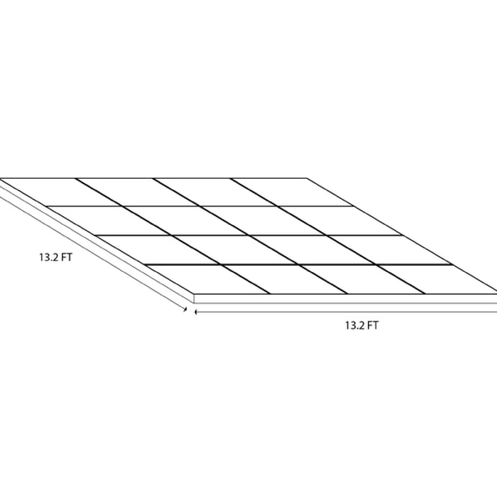 LED 3D Dance Floor w/ Magnetic Connection - 20ft x 20ft