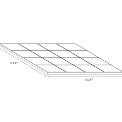 LED 3D Dance Floor w/ Magnetic Connection - 12ft x 12ft