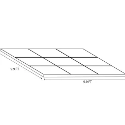 LED DMX Dance Floor - Improved! 9.9ft x 9.9ft