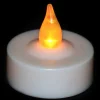 LED Tea Light w/ Flicker, On/Off Switch and Replaceable Battery (12 Pack)