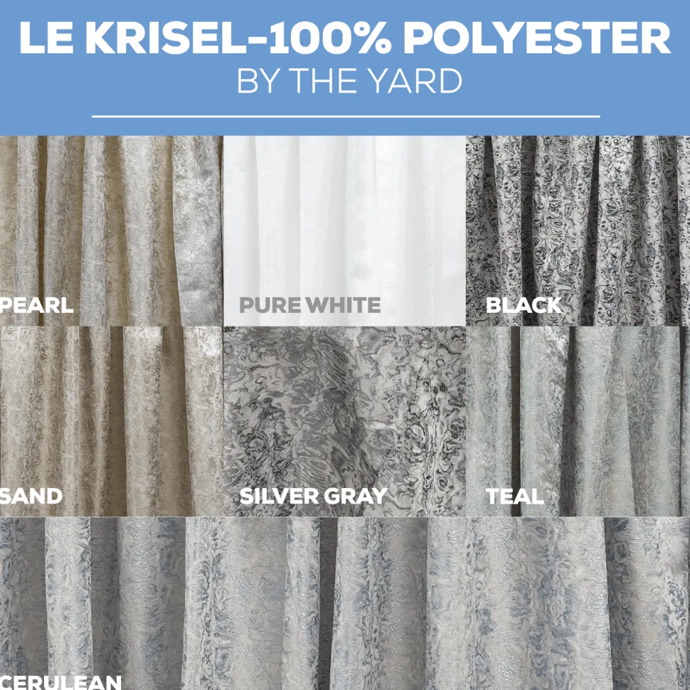 Le Krisel Tablecloth by Eastern Mills - Pure White - Many Size Options