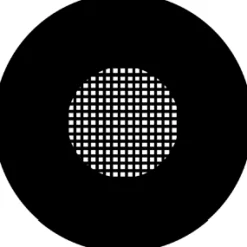 Les Mis Grill 6 - Stock Gobo for Gobo Light Projectors - Choose your size!
