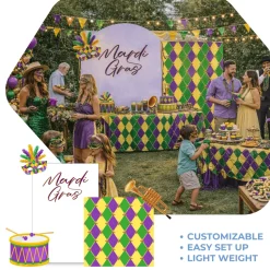 Let the Good Times Roll Foam Core Backdrop Kit by PopScene™