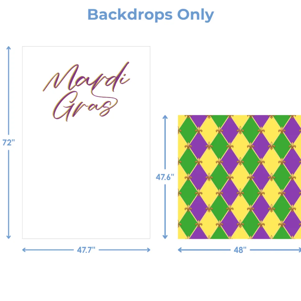 Let the Good Times Roll Foam Core Backdrop Kit by PopScene™