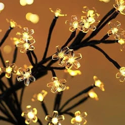 Lighted Cherry Blossom LED Tree - AC Adapter - 960 LEDs - Warm White- 8FT Tall