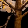 Lighted Ginkgo LED Tree - AC Adapter - 1632 LEDs - Warm White - 9FT Tall