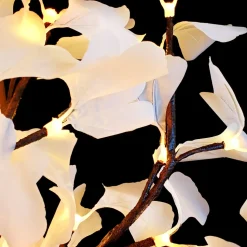 Lighted Ginkgo LED Tree - AC Adapter - 1632 LEDs - RGBW w/ Remote & Many Functions! - 9FT Tall