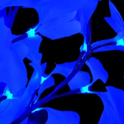 Lighted Ginkgo LED Tree - AC Adapter - 1632 LEDs - RGBW w/ Remote & Many Functions! - 9FT Tall