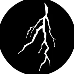 Lightning/Branch - Stock Gobo for Gobo Light Projectors - Choose your size!