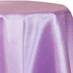 Lilac - Shantung Satin “Capri” Tablecloth - Many Size Options