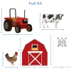 Lil' Red Barn Foam Core Backdrop Kit by PopScene™