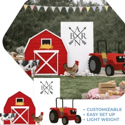Lil' Red Barn Foam Core Backdrop Kit by PopScene™