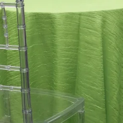 LIME - *FR* Crushed Taffeta Tablecloth by Eastern Mills - Many Size Options