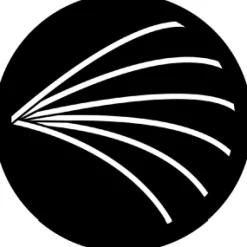 Lines 2 - Stock Gobo for Gobo Light Projectors - Choose your size!