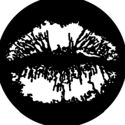 Lips - Stock Gobo for Gobo Light Projectors - Choose your size!
