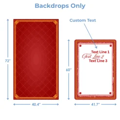 Lunar New Year Prosperity Foam Core Backdrop Kit by PopScene™
