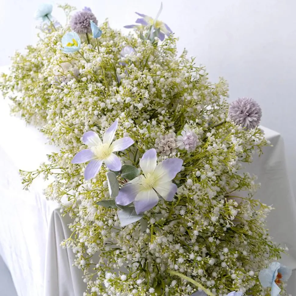 LUXE Babysbreath Table Runner - 79 Inches