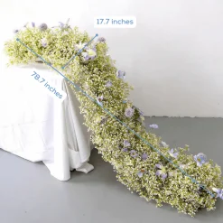 LUXE Babysbreath Table Runner - 79 Inches
