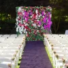 Luxe 5D Milan, Turf, Orchid, Magnolia & Green Plants Mixed Floral Wall - Roll Up Curtain Style - Easy Install! Select Size