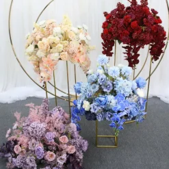 LUXE 5D Rose, Hydrangea & Orchid Artificial Flower Table Centerpiece - Pink