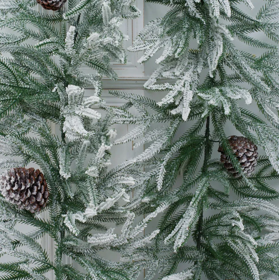 Luxe 5D White Lily & Chrysanthemum & Green Palm Leaf Floral Wall - Roll Up Curtain Style - Easy Install! Select Size