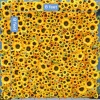 Luxe 5D Yellow Sunflower Floral Wall - Roll Up Curtain Style - Easy Install! Select Size