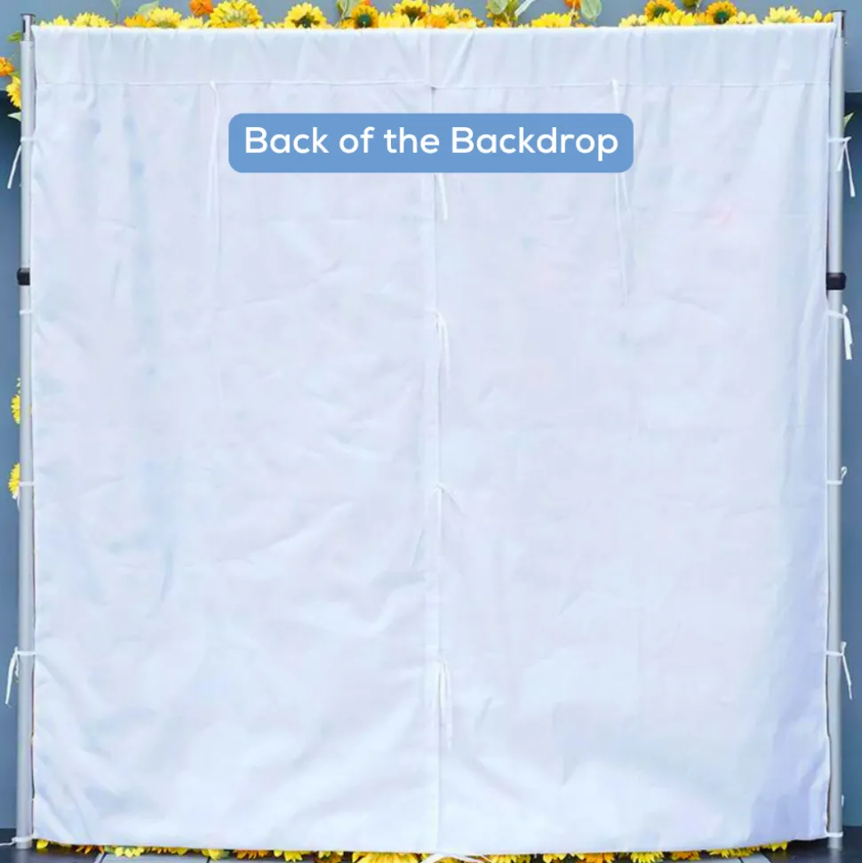 Luxe 5D Yellow Sunflower Floral Wall - Roll Up Curtain Style - Easy Install! Select Size
