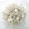 LUXE Flower Ball Rose, Baby Breath & Gypsophila Table Centerpiece - White