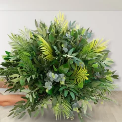 LUXE Green Mixed Leaf Table Centerpiece - 28 Inches