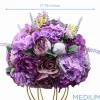 LUXE Lilac Rose Peony Hydrangea Mixed Table Centerpiece - Choose Your Size!