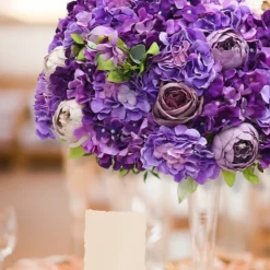 LUXE Lilac Rose Peony Hydrangea Mixed Table Centerpiece - Choose Your Size!