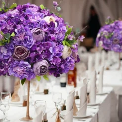 LUXE Lilac Rose Peony Hydrangea Mixed Table Centerpiece - Choose Your Size!