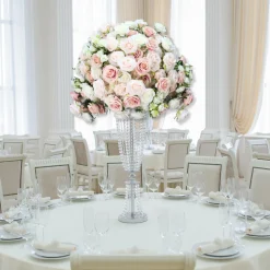 LUXE Pink Rose Table Centerpiece - 28 Inches