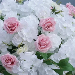 LUXE Pink & White Rose, Orchid, Hang Wisteria Mixed Table Centerpiece - Choose Your Size!